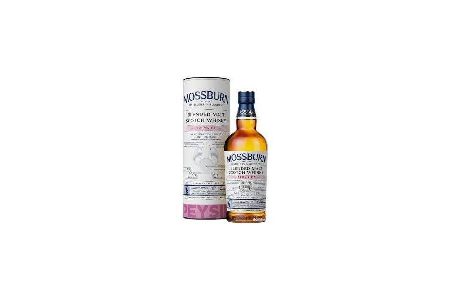 შოტლანდიური ვისკი Mossburn Cask 2 Speside Blended Malt - 0.7L