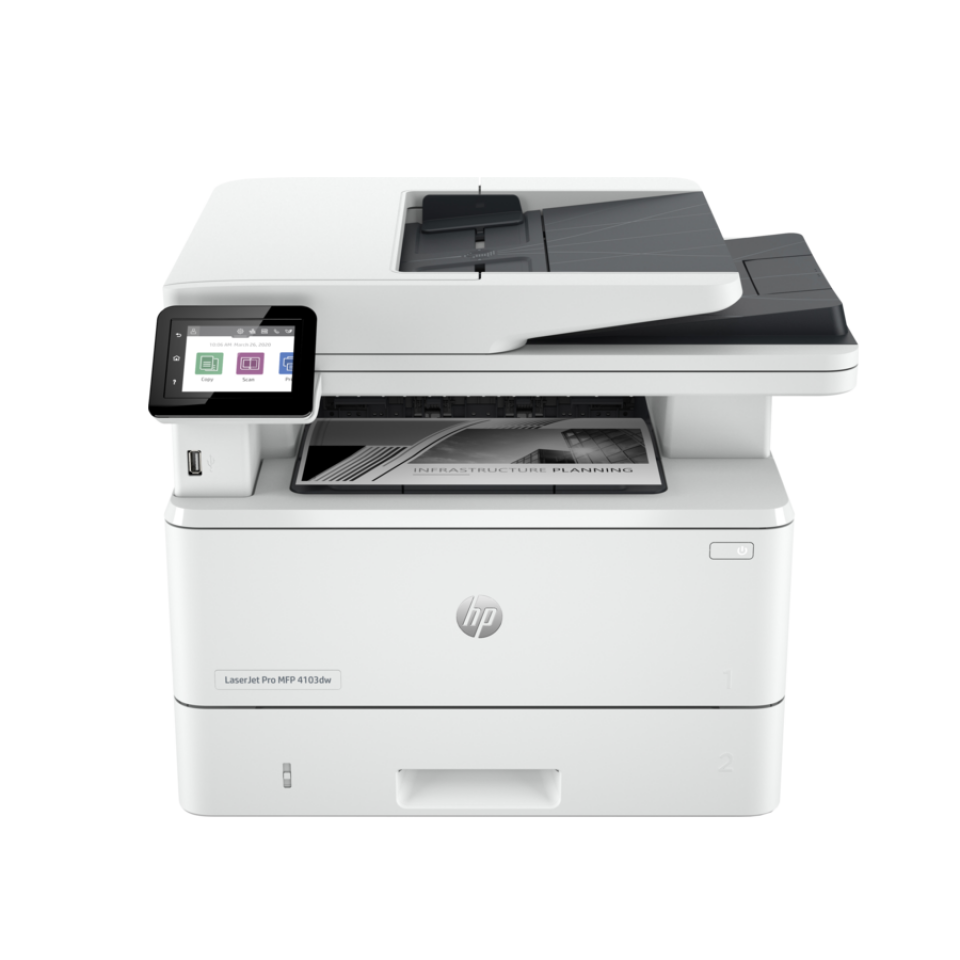 HP Printer MFP 4103dw/2Z627A White