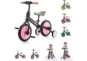 ჩიპოლინო-ველოსიპედი"Max Bike" pink