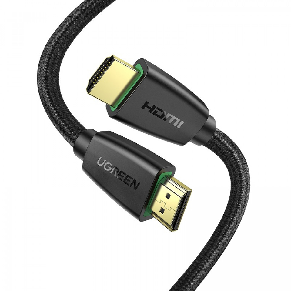 UGREEN HDMI Cable with Nylon Braid 2m (Black/40410