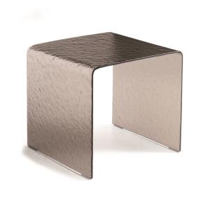 Calia Italia Coffee table  BRIDGE 45X45X48 VETRO/BRONZO (039)