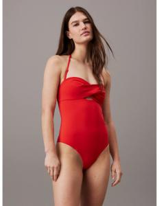 CALVIN KLEIN - BANDEAU ONE PIECE TWIST-RP