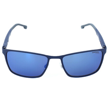 Blue Mirror Rectangular Sunglasses CARRERA 8048S 0PJPXT