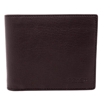 Coach 3in1 Calf Leather Wallet In Mahogany