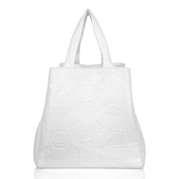 Embossed Monogram Tote Bag