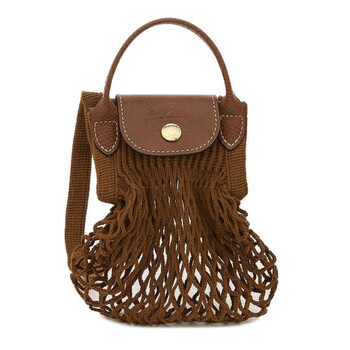 Filet Mesh Le Pliage XS Bag In Tobacco