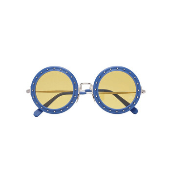 Olivia Yellow Round Sunglasses P18AWES0047PCO002NQLZK