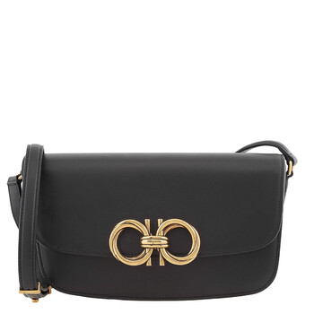 Salvatore Ferragamo Trapezio S Calfskin Crossbody Bag