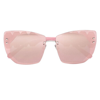 Statement Pink Geometric Sunglasses 000WES0084PTE003NIUZG