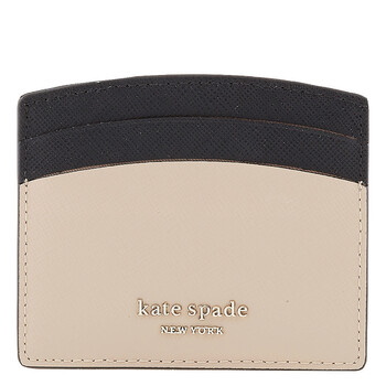 Warm Beige  Black Spencer Cardholder