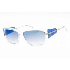 Blue Gradient Mirror Rectangular Sunglasses GU00090 27X