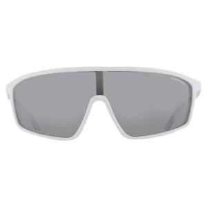 Grey Mirror Silver Shield Sunglasses AX4119S 81566G