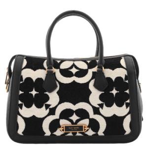 Medium Spade Flower Gramercy Chenille Satchel