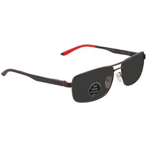 Polarized Grey Rectangular Sunglasses CARRERA 8011S 0003M9