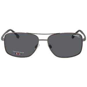 Polarized Grey Rectangular Sunglasses CARRERA 8040S 0R80M9