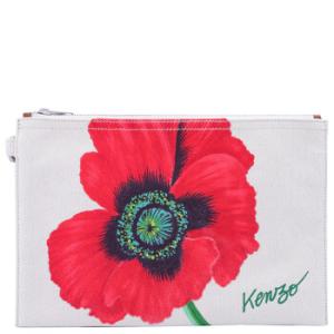 Poppy Clutch Bag In Ecru