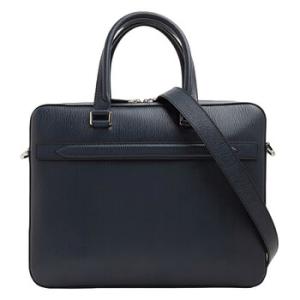 Salvatore Ferragamo Deep Ocean Leather Revival 3.0 Briefcase