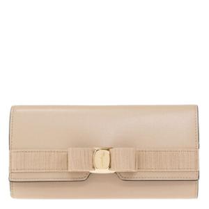 Salvatore Ferragamo Heritage Vara Bow Continental Wallet