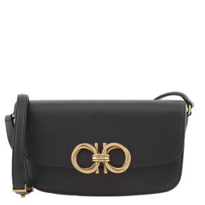 Salvatore Ferragamo Trapezio S Calfskin Crossbody Bag