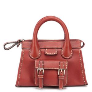 Sepia Brown Edith Top Handle Bag