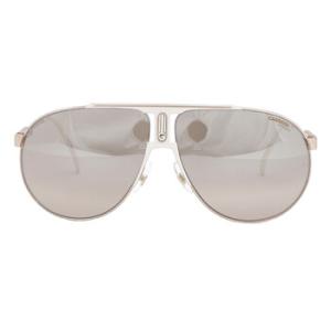 Silver Mirror Shaded Brown Pilot Sunglasses PANAMERIKA 65 0SZJG4