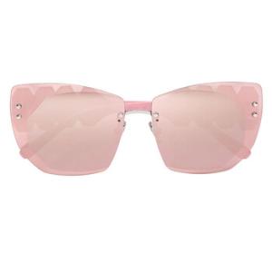 Statement Pink Geometric Sunglasses 000WES0084PTE003NIUZG