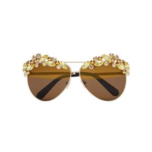 Sunshine Brown With Gold Mirrored Pilot Sunglasses P18AWES0021PCO002NGGXA