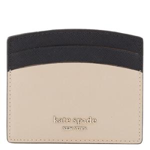 Warm Beige  Black Spencer Cardholder