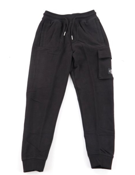 CALVIN KLEIN - BADGE CARGO RELAXED SWEATPANTS