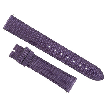 16 MM Shiny Indigo Lizard Leather Strap