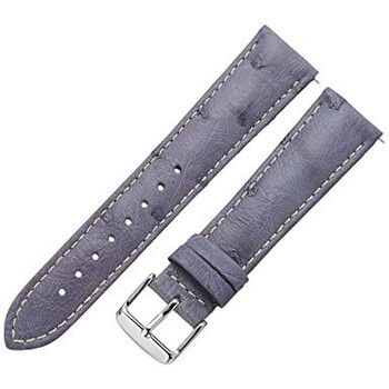 21 mm Leather Watch Band 21OS23CGRAY