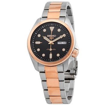 5Sports Automatic Black Dial Watch SRPE58K1