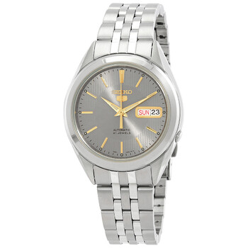 5 Automatic Grey Dial Watch SNKL19K1