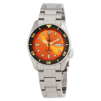 5 Automatic Orange Dial Watch SRPK35K1