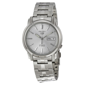 5 Automatic Silver Dial Stainless Steel Watch SNKK65