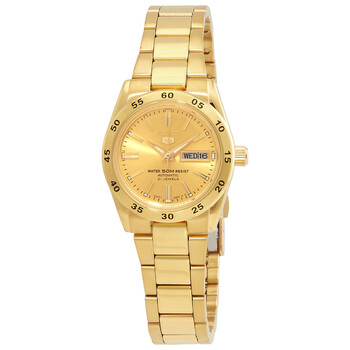 5 Sports Automatic Gold Dial Watch SYMG44K1