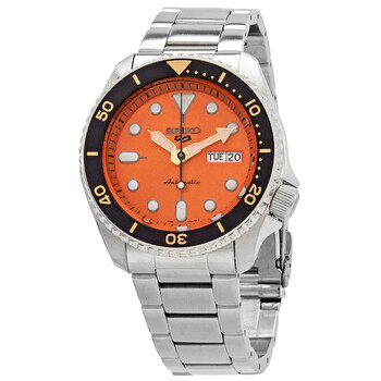 5 Sports Automatic Orange Dial Watch SRPD59K1