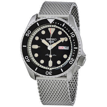 5 sports Automatic Black Dial Watch SRPD73K1