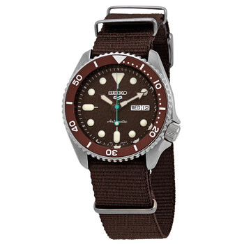 5 sports Automatic Brown Dial Watch SRPD85K1