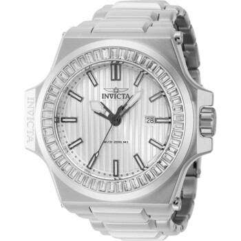 Akula Quartz Crystal Silver Dial Watch