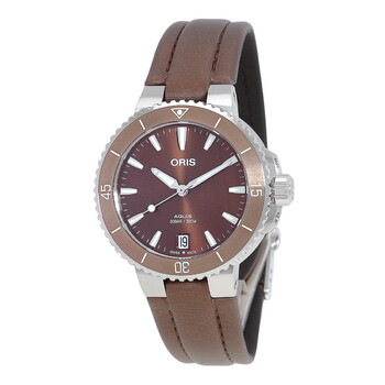 Aquis Automatic Brown Dial Watch 01 733 7731 415607 3 18 01FC