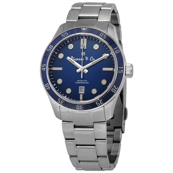 Automatic Blue Dial Stainless Steel Watch PWSOB001