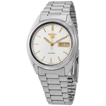 Automatic White Dial Watch SNXG47K1