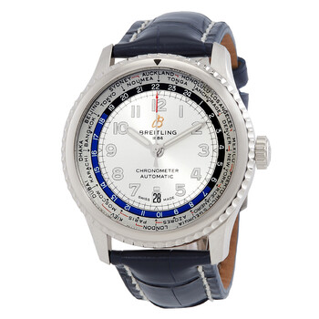 Aviator 8  Navitimer 8 Automatic Chronometer Silver Dial Watch AB3521U01G1P4