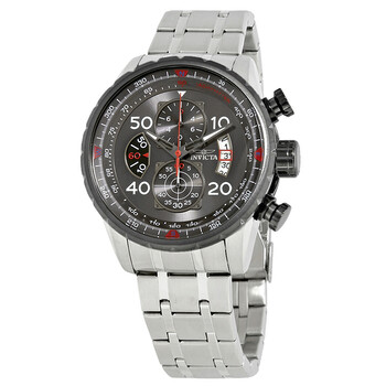 Aviator Chronograph Dark Grey Dial Watch