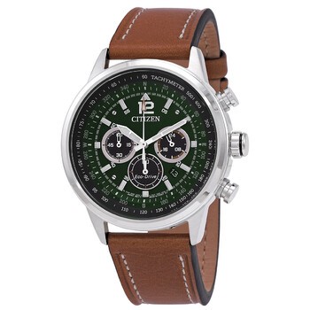 Avion Chronograph Green Dial Watch CA447708X