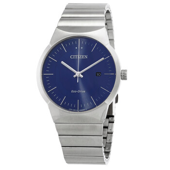 Axiom EcoDrive Blue Dial Watch BM758051L