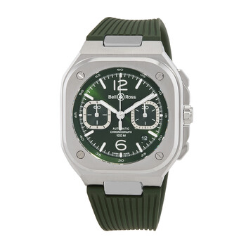 BR05 Chronograph Automatic Green Sunray Watch BR05CGNSTSRB