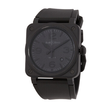 BR 03 Phantom Automatic Black Dial Watch BR03APHCESRB