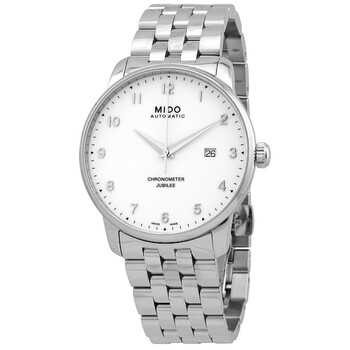 Baroncelli Automatic Chronometer White Dial Watch M0376081101200